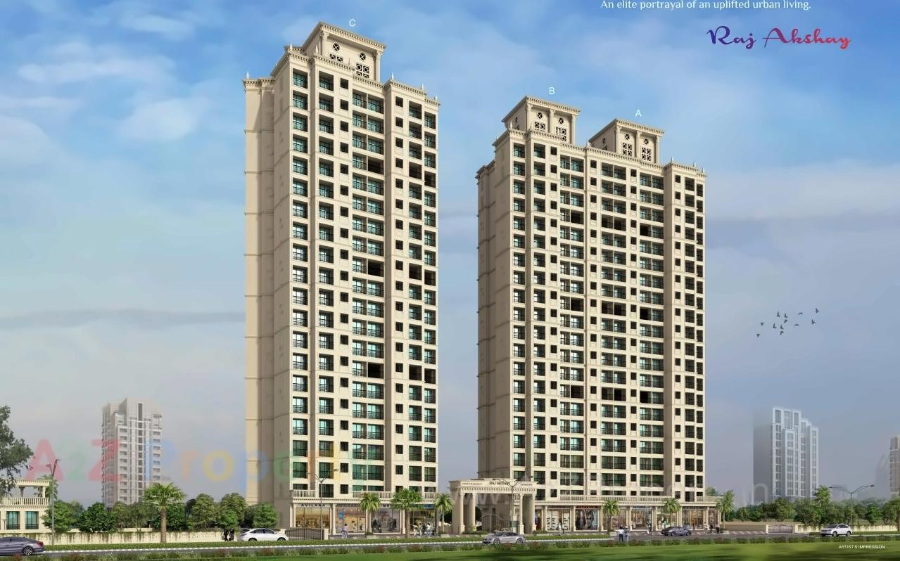 3D Elevation of real estate project Raj Akshay located at Mirabhayandar-m-corp, Thane, Maharashtra