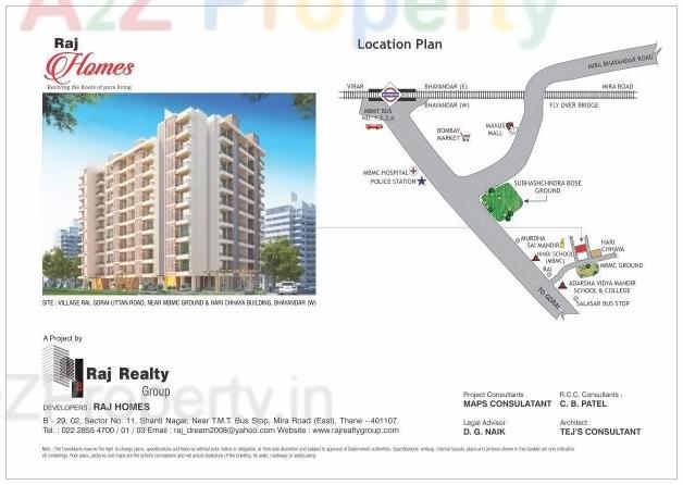  of real estate project Raj Homes located at Mirabhayandar-m-corp, Thane, Maharashtra