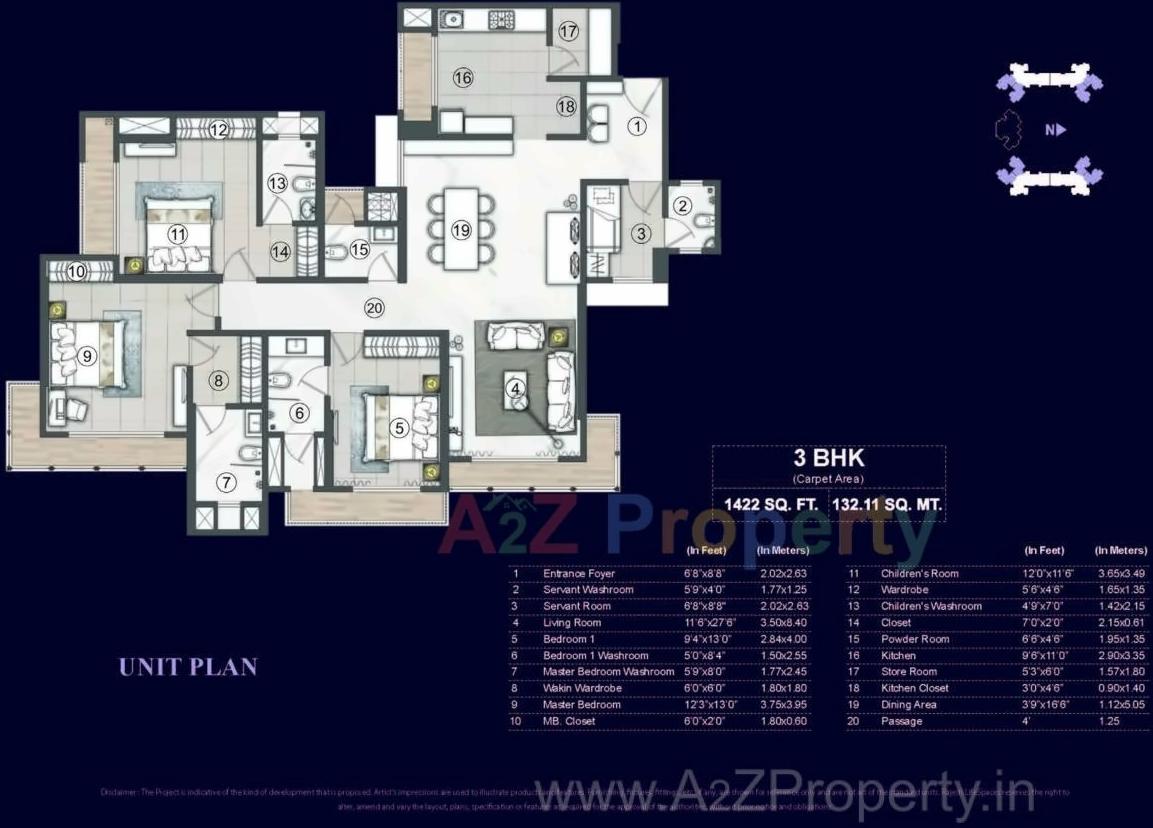 Layout of real estate project Raj Tattva located at Thane-m-corp, Thane, Maharashtra