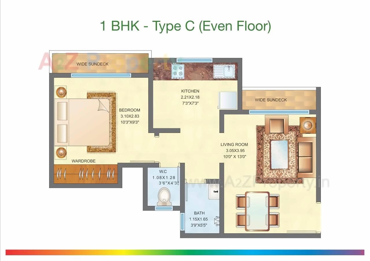 Image 16389 7 of real estate project Raunak City Sector Ii located at Adharwadi, Thane, Maharashtra