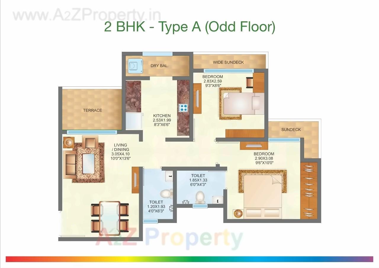 Image 16389 8 of real estate project Raunak City Sector Ii located at Adharwadi, Thane, Maharashtra