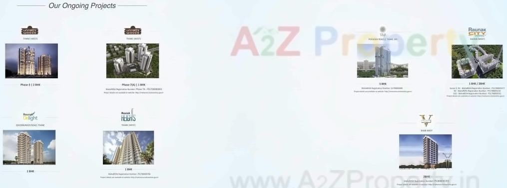  of real estate project Raunak Residency located at Thane-m-corp, Thane, Maharashtra