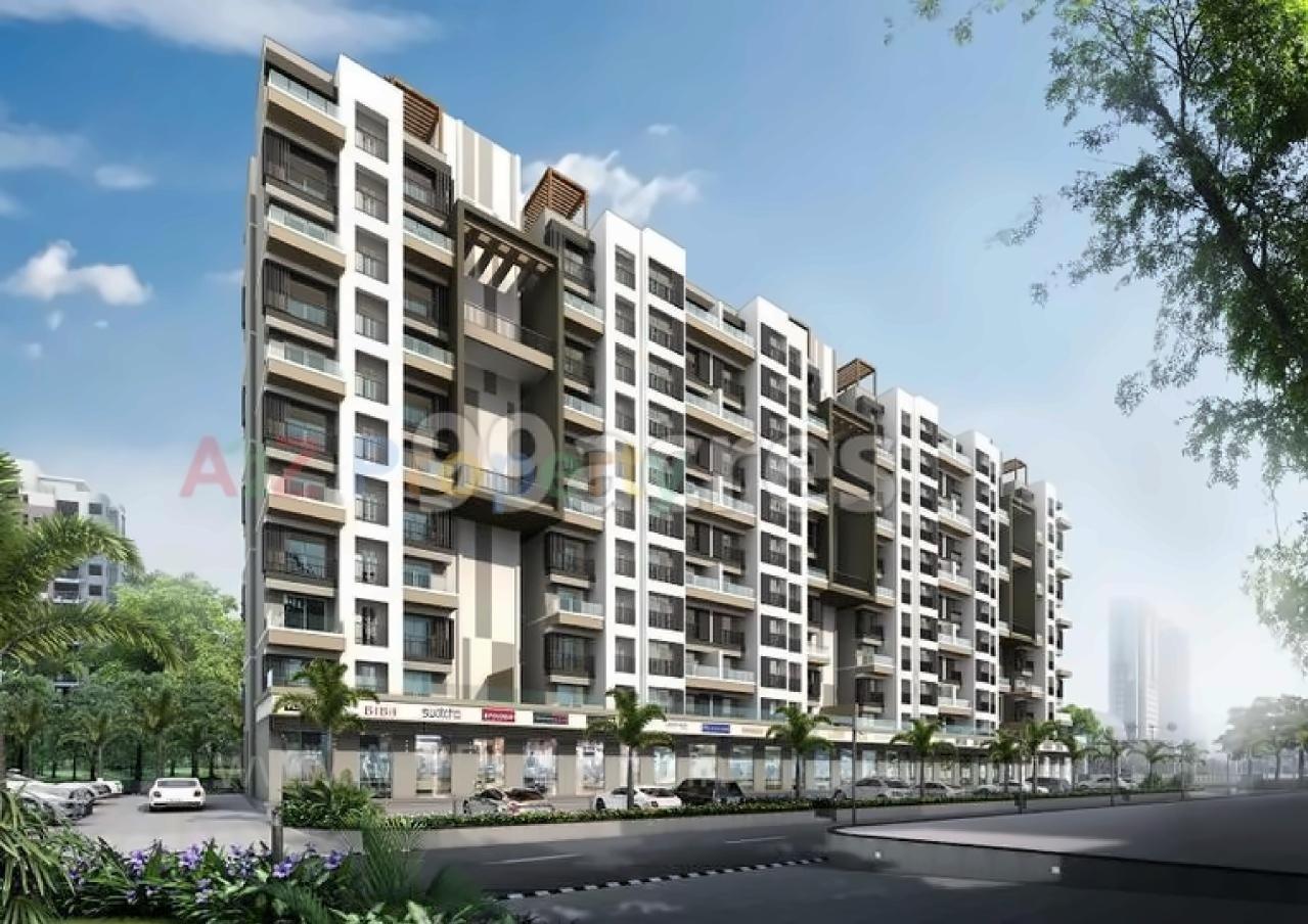 3D Elevation of real estate project Regency Park located at Netivali, Thane, Maharashtra