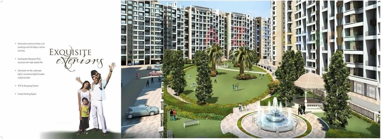 3D Elevation of real estate project Regency Sarvam located at Titwala, Thane, Maharashtra