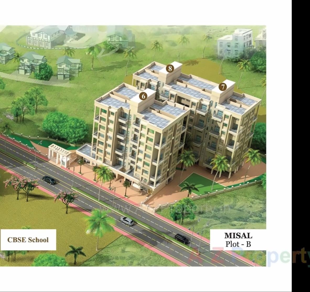 3D Elevation of real estate project Royal Castle located at Ambarnathm-cl, Thane, Maharashtra