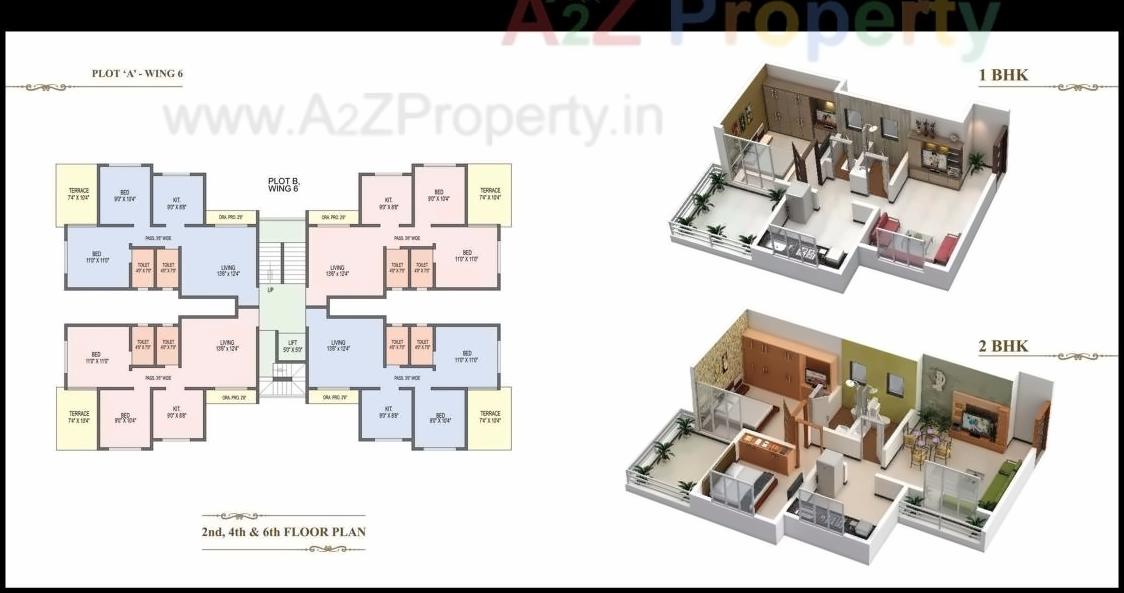 Layout of real estate project Royal Castle located at Ambarnathm-cl, Thane, Maharashtra