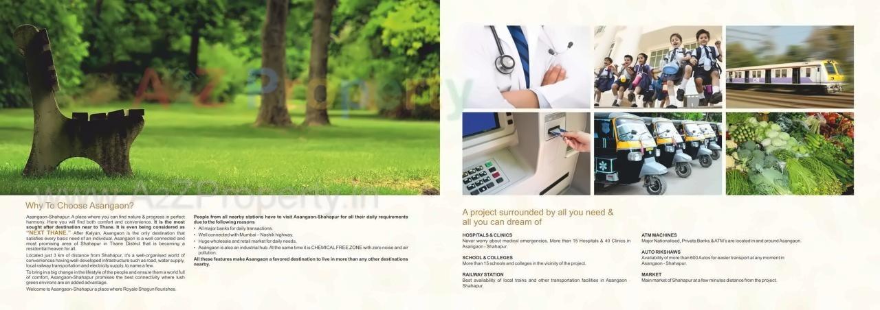  of real estate project Royale Shagun located at Valshet, Thane, Maharashtra