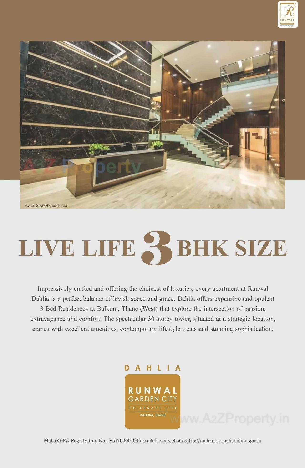  of real estate project Runwal Garden City   Dahlia located at Thane-m-corp, Thane, Maharashtra