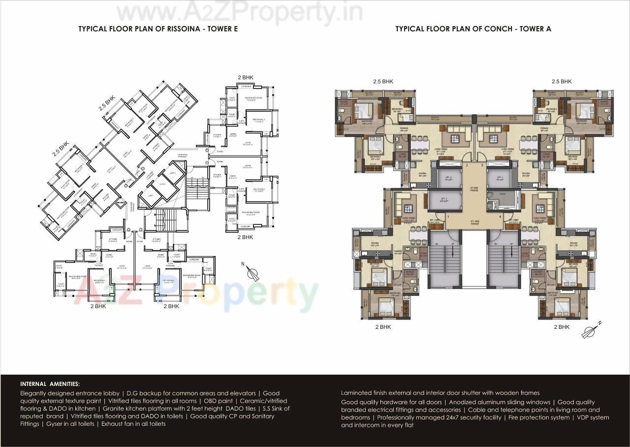 Layout of real estate project Runwal Pearl located at Thane-m-corp, Thane, Maharashtra