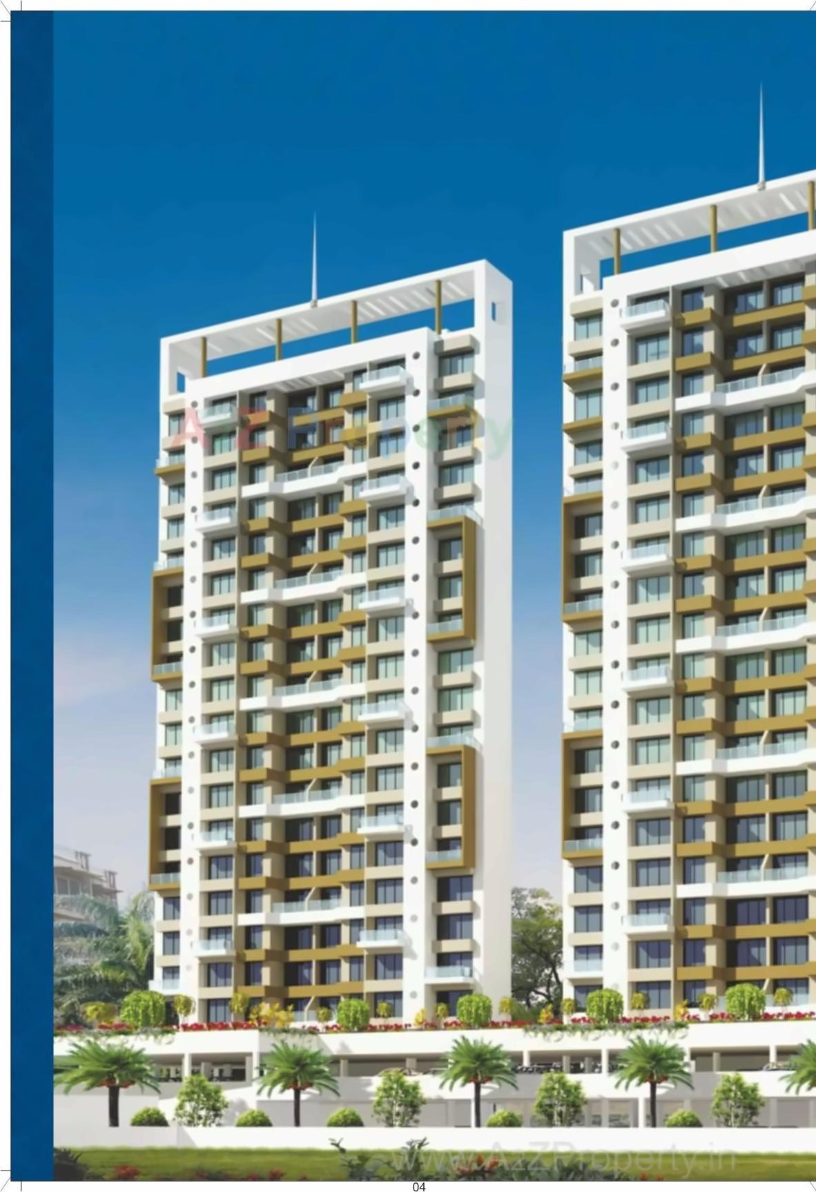 3D Elevation of real estate project Sai Proviso   Aashlesha located at Navi-mumbai-m-corp, Thane, Maharashtra