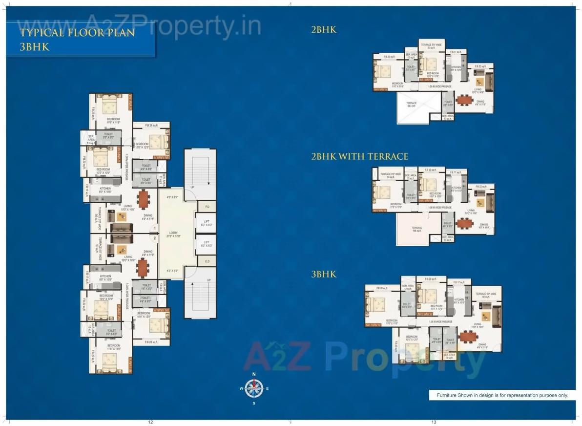 Layout of real estate project Sai Proviso   Aashlesha located at Navi-mumbai-m-corp, Thane, Maharashtra