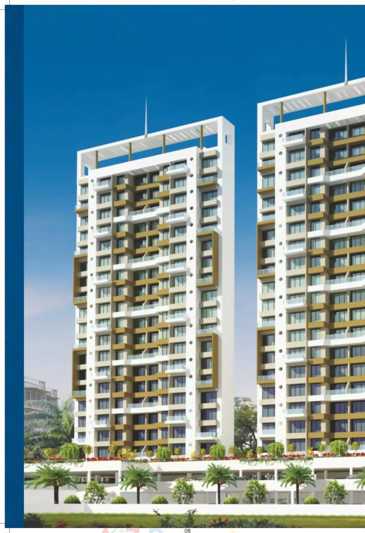 3D Elevation of real estate project Sai Proviso   Aashlesha located at Navi-mumbai-m-corp, Thane, Maharashtra