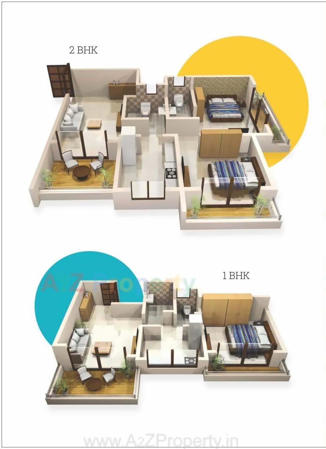 Layout of real estate project Sai Satyam Homes located at Kalyandombivali-m-corp, Thane, Maharashtra