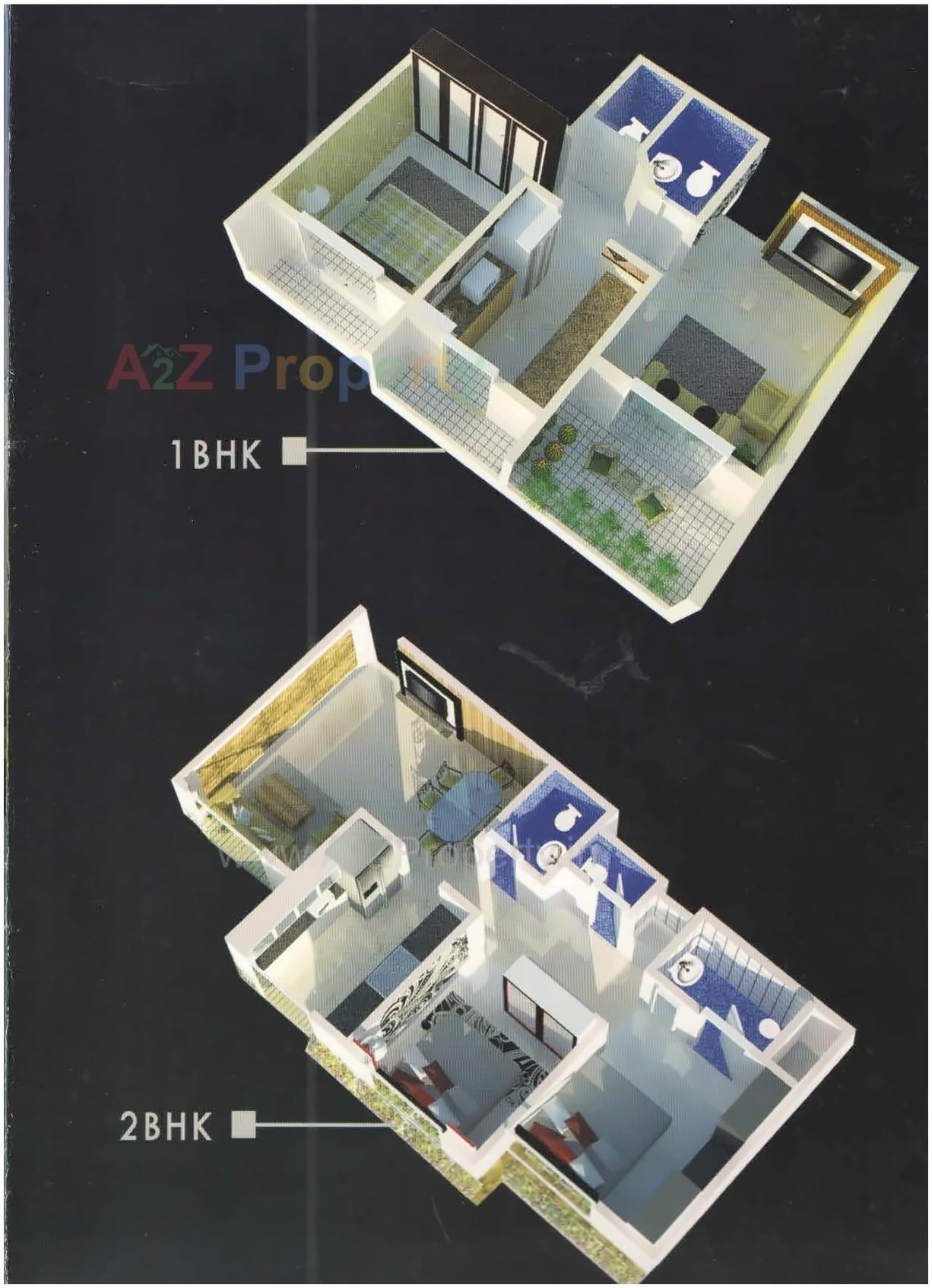 Layout of real estate project Sai Siddhi Residency located at Titwala, Thane, Maharashtra