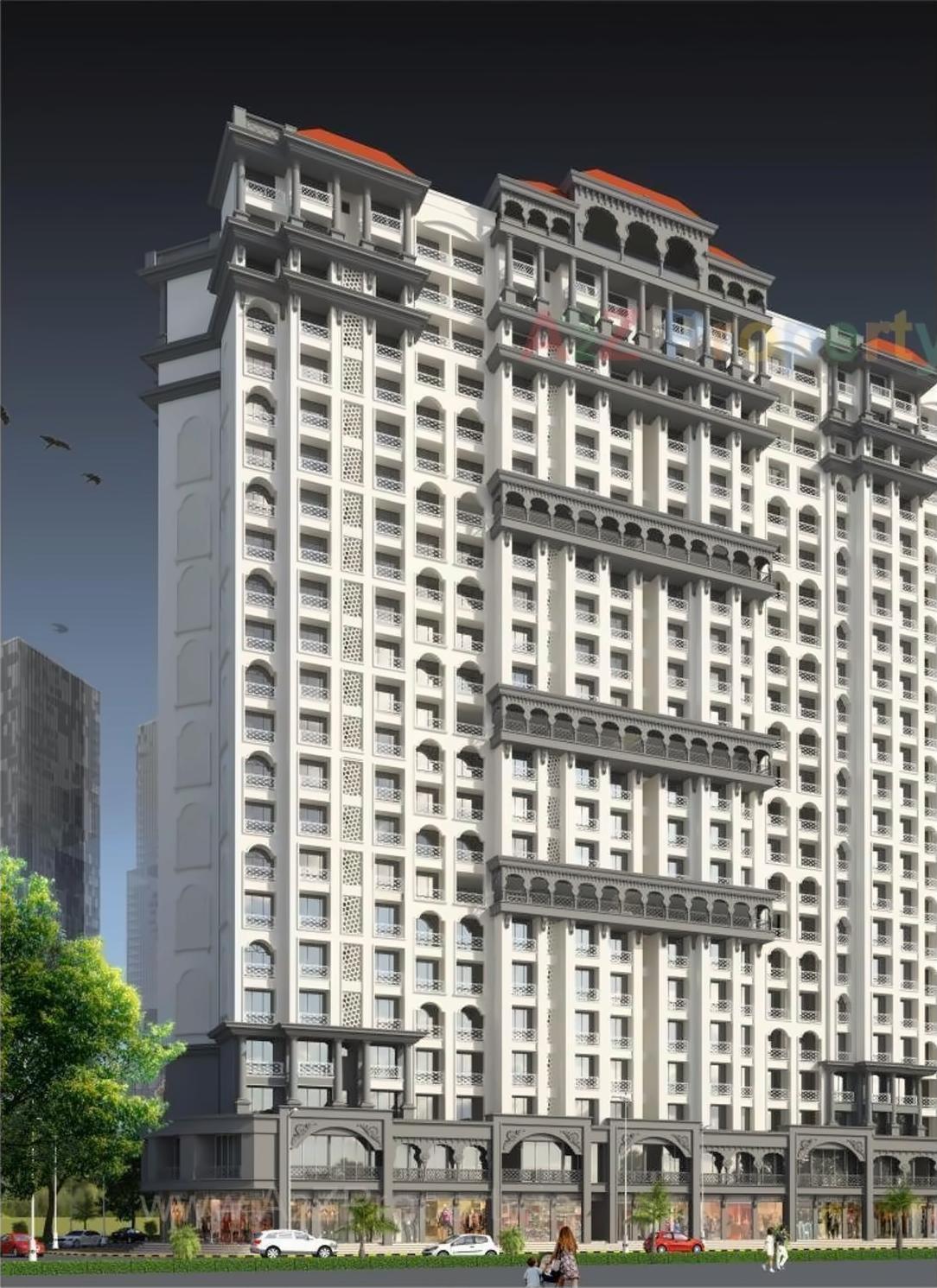 3D Elevation of real estate project Samrin Heritage located at Thane-m-corp, Thane, Maharashtra