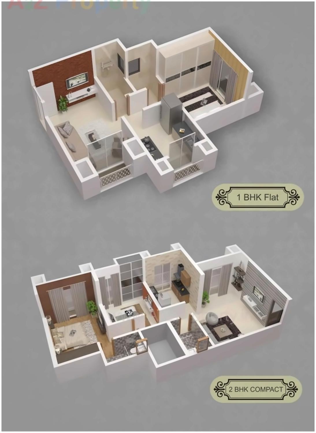 Layout of real estate project Samrin Heritage located at Thane-m-corp, Thane, Maharashtra