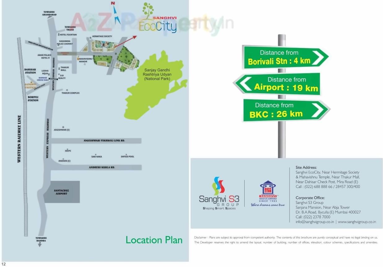  of real estate project Sanghvi S3 Ecocity Woods located at Mirabhayandar-m-corp, Thane, Maharashtra