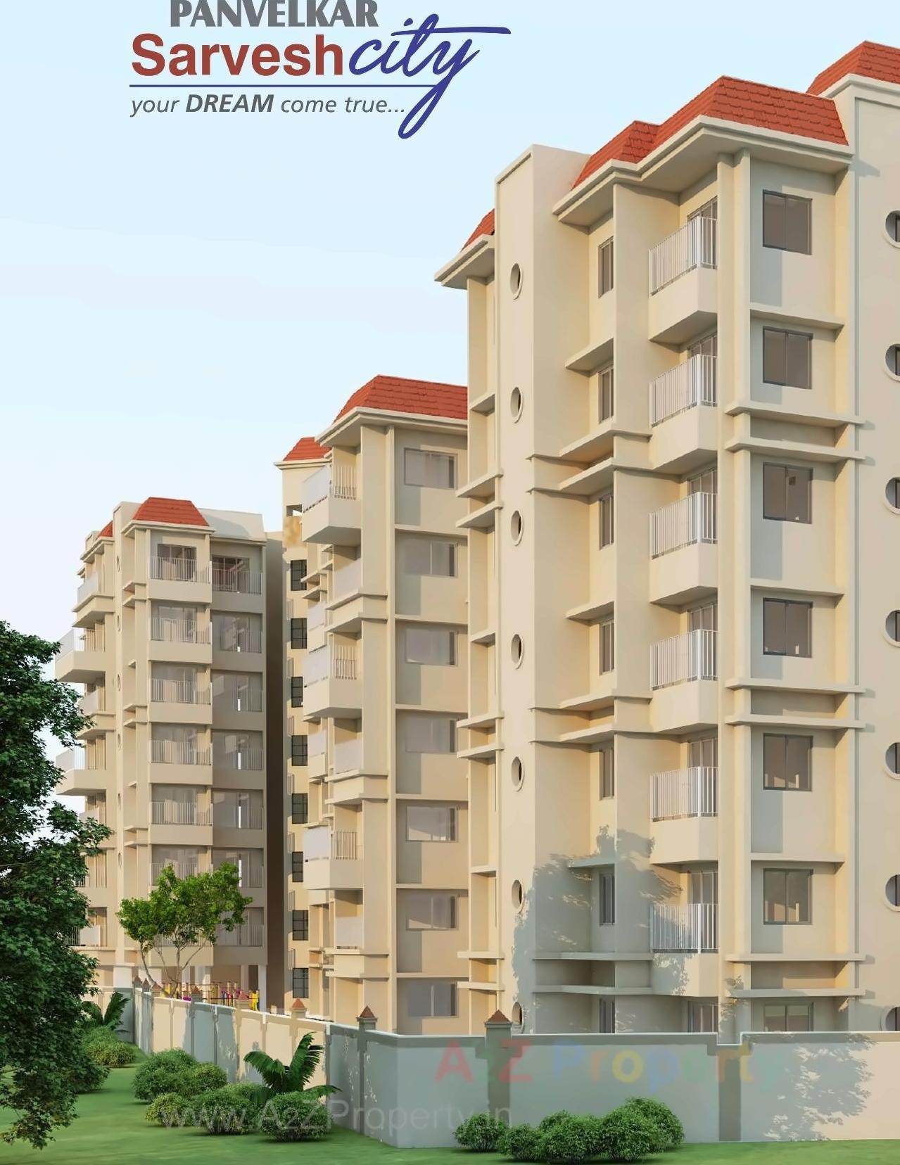 3D Elevation of real estate project Sarvesh Dream City located at Badlapur-m-cl, Thane, Maharashtra