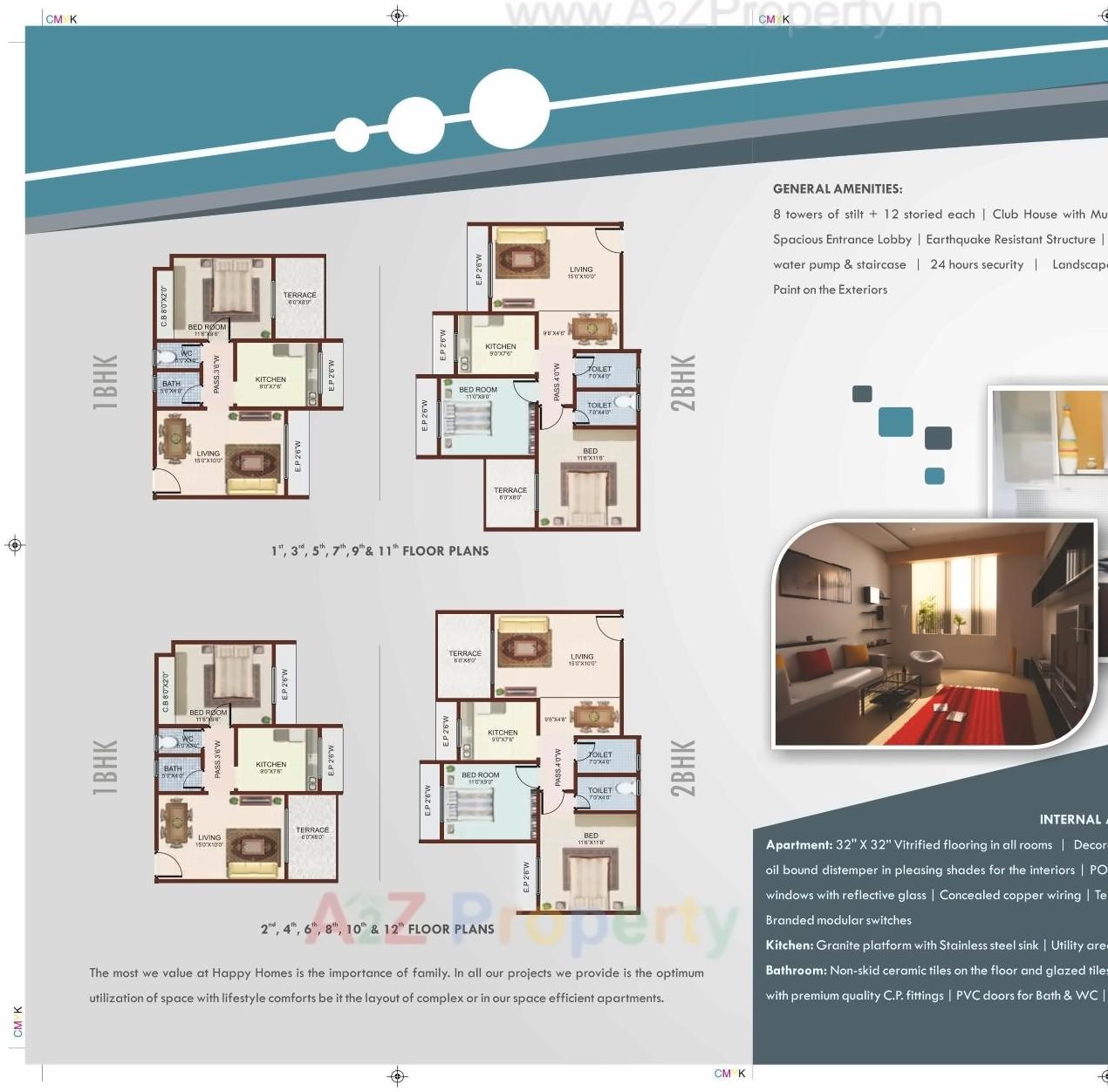 Layout of real estate project Sarvodaya Leela  No located at Kalyandombivali-m-corp, Thane, Maharashtra