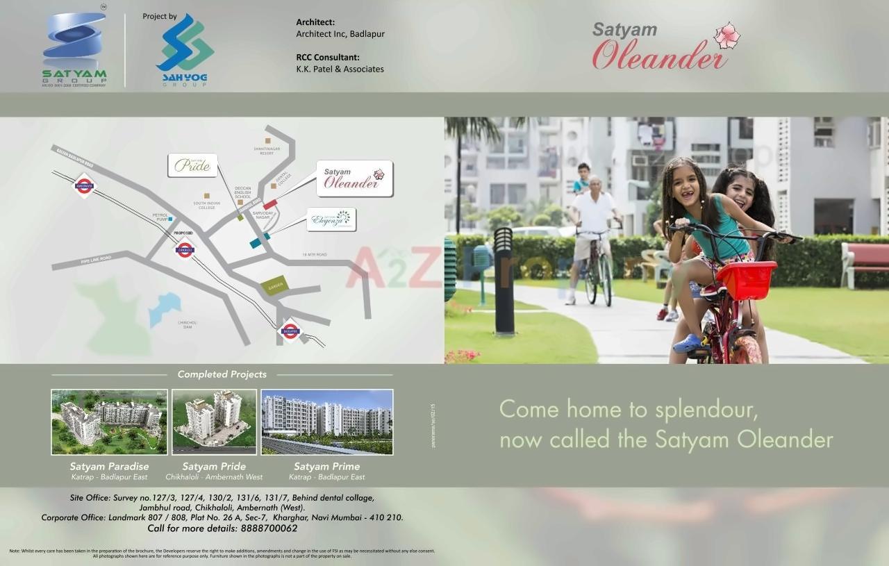 of real estate project Satyam Oleander located at Ambarnathm-cl, Thane, Maharashtra