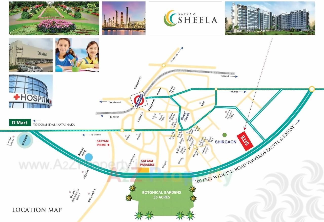  of real estate project Satyam Sheela located at Badlapur-m-cl, Thane, Maharashtra