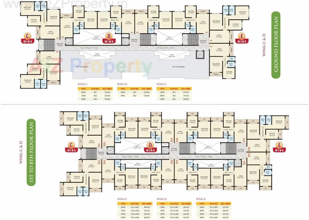 Layout of real estate project Satyam Sheela located at Badlapur-m-cl, Thane, Maharashtra