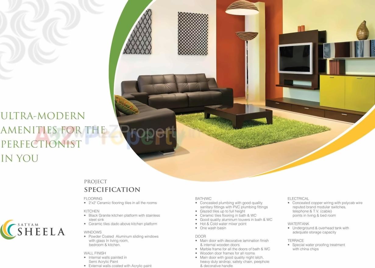3D Elevation of real estate project Satyam Sheela located at Badlapur-m-cl, Thane, Maharashtra