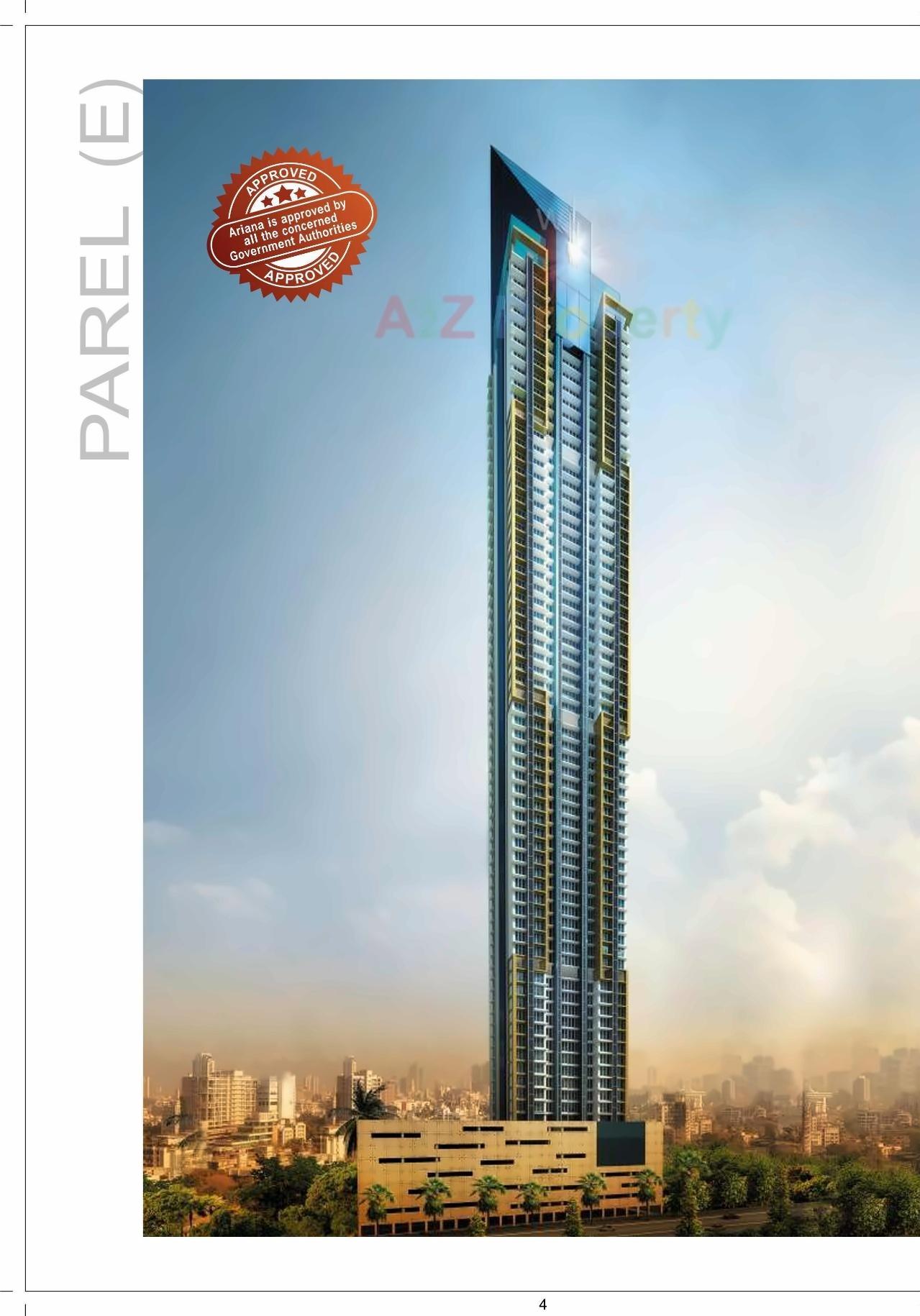 3D Elevation of real estate project Sea Palace located at Navi-mumbai-m-corp, Thane, Maharashtra