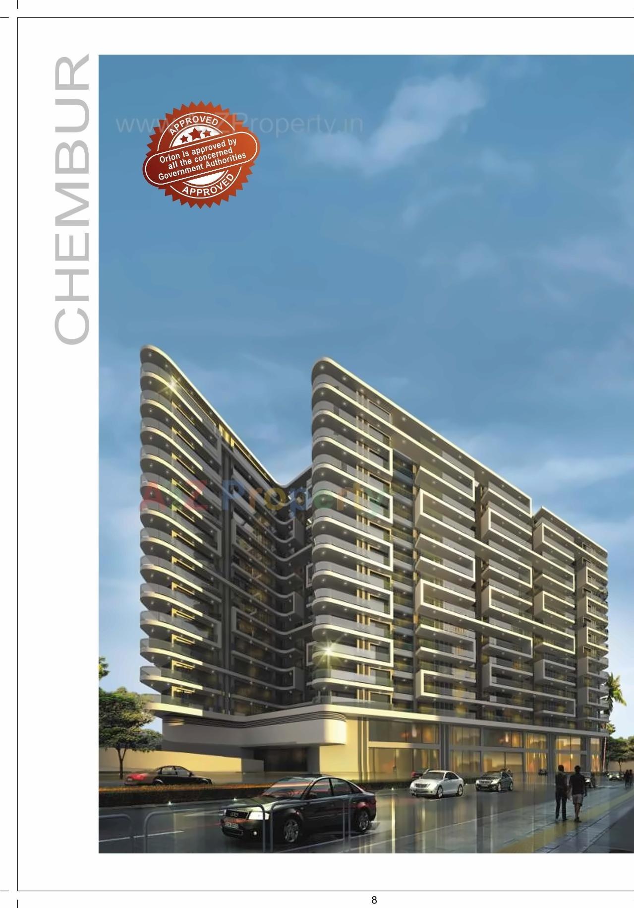 3D Elevation of real estate project Sea Palace located at Navi-mumbai-m-corp, Thane, Maharashtra