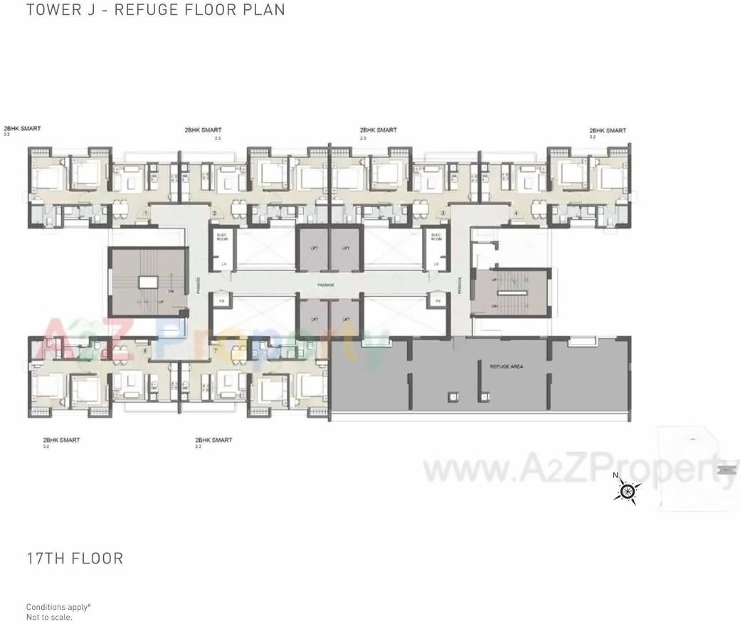 Layout of real estate project Sector located at Thane-m-corp, Thane, Maharashtra