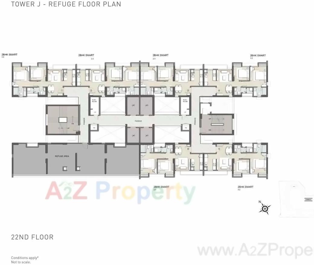 Layout of real estate project Sector located at Thane-m-corp, Thane, Maharashtra