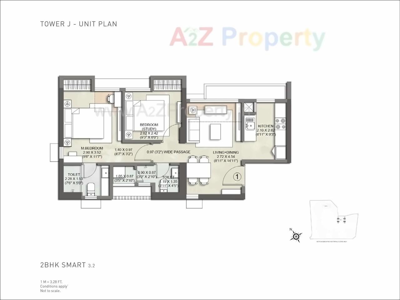 Layout of real estate project Sector located at Thane-m-corp, Thane, Maharashtra