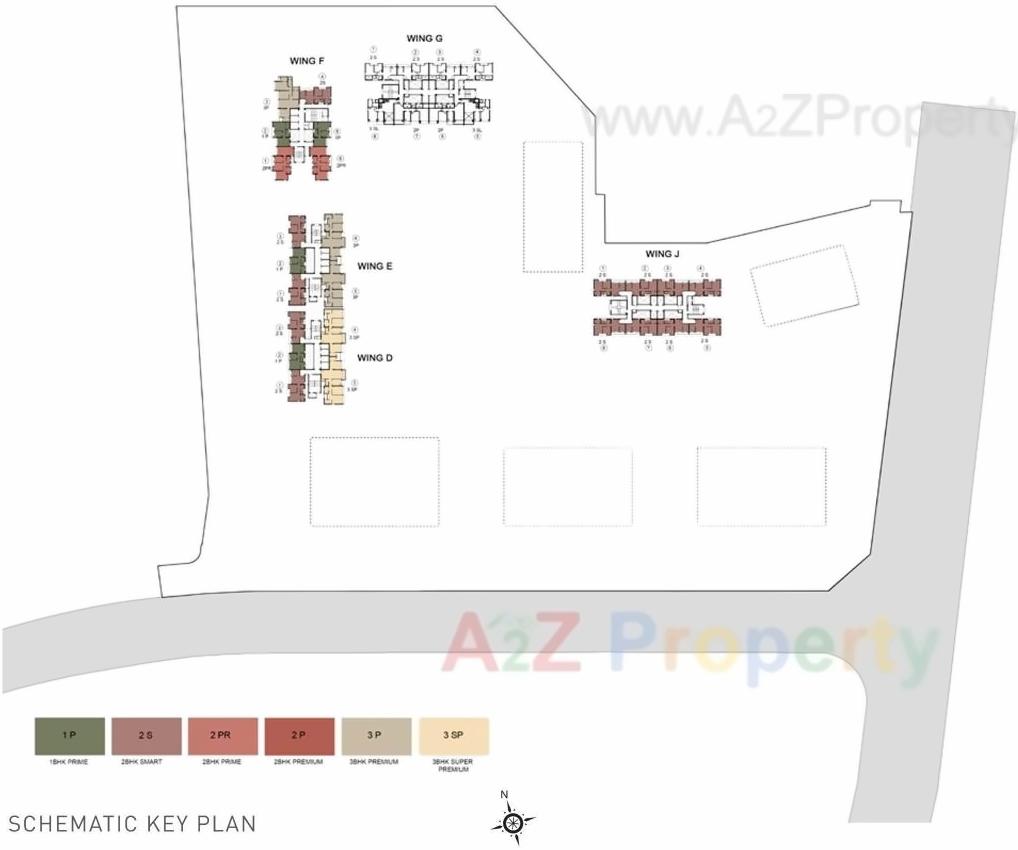 Layout of real estate project Sector located at Thane-m-corp, Thane, Maharashtra