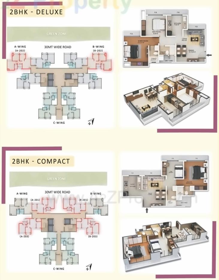 Layout of real estate project Shanti Luxuria located at Thane-m-corp, Thane, Maharashtra
