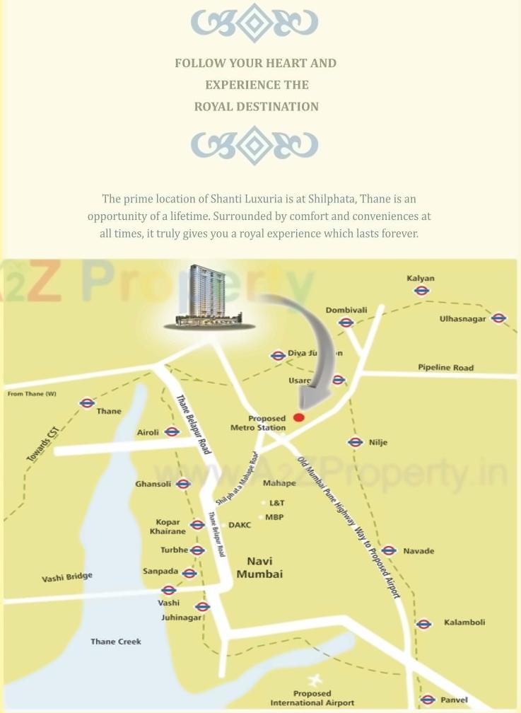  of real estate project Shanti Luxuria located at Thane-m-corp, Thane, Maharashtra