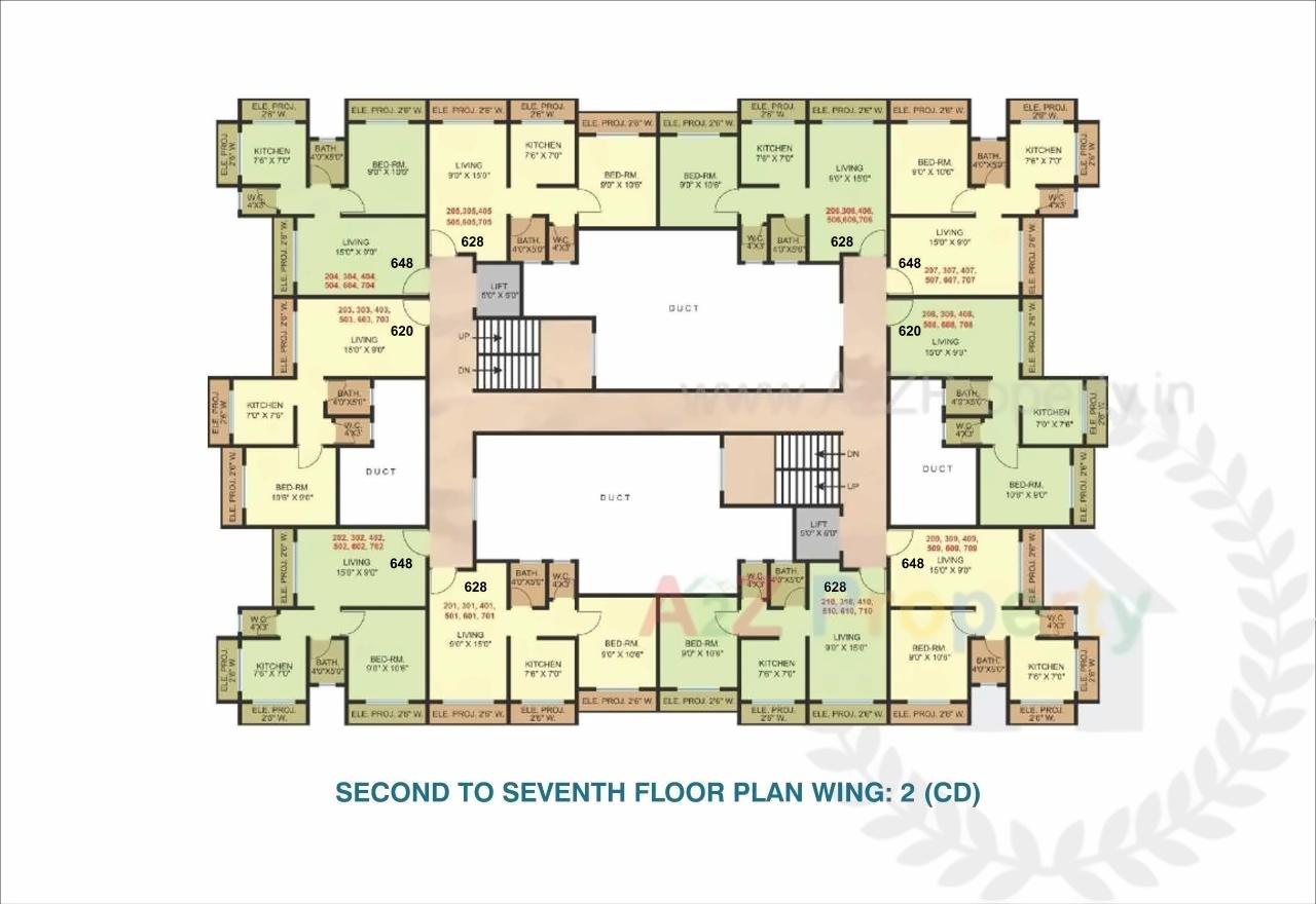 Layout of real estate project Shashwat Park Ab located at Badlapur-m-cl, Thane, Maharashtra