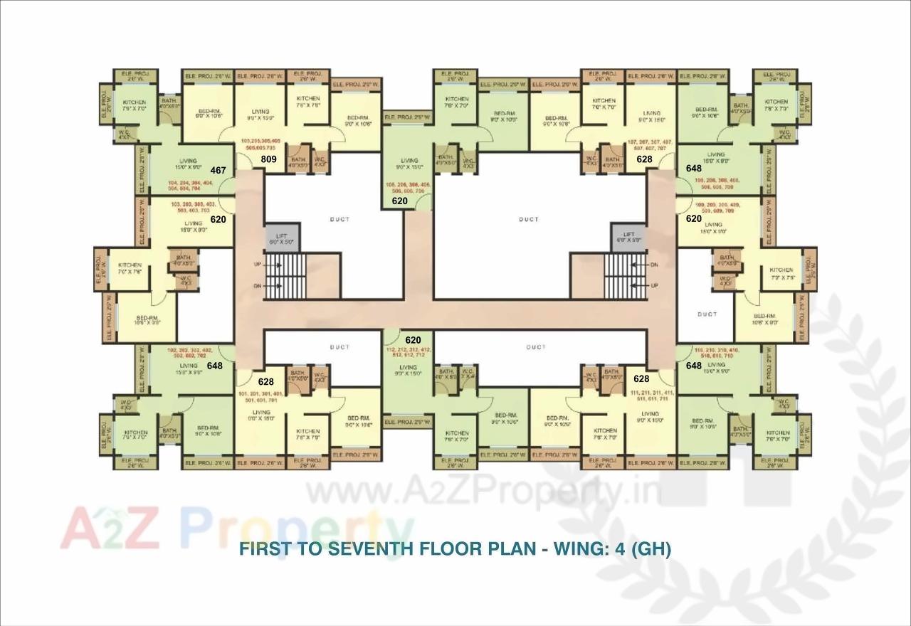 Layout of real estate project Shashwat Park Ab located at Badlapur-m-cl, Thane, Maharashtra