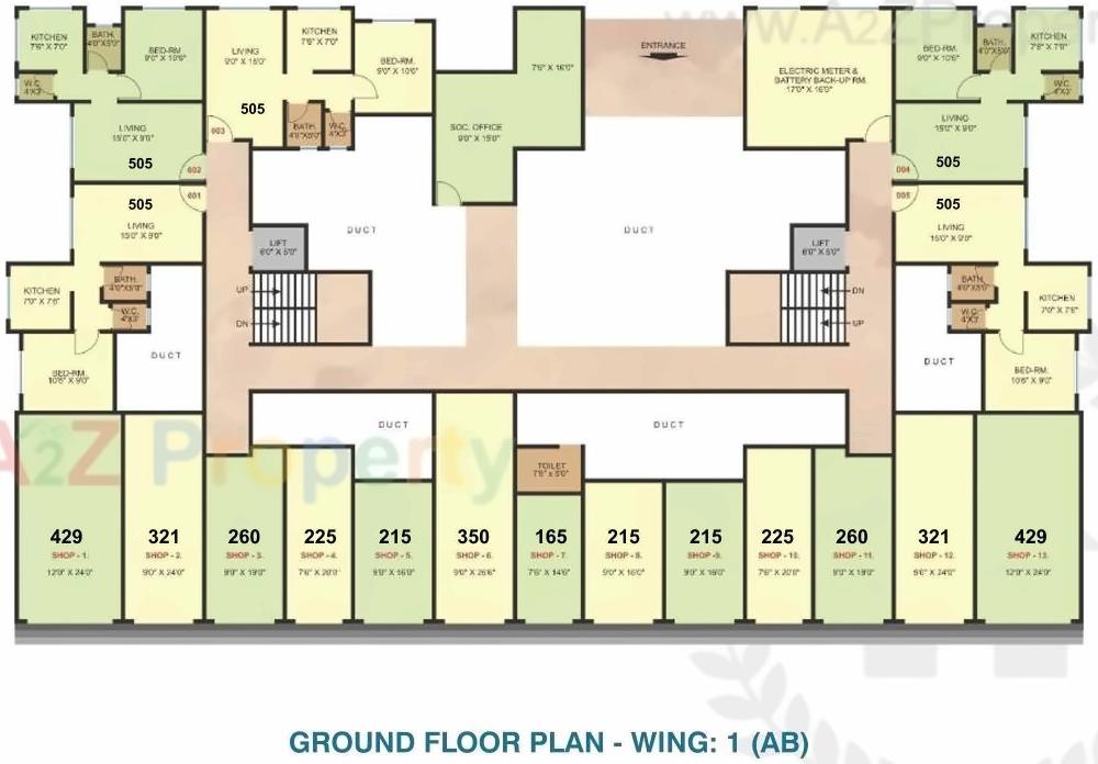 Layout of real estate project Shashwat Park Ab located at Badlapur-m-cl, Thane, Maharashtra
