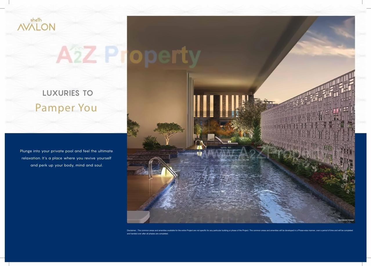 3D Elevation of real estate project Sheth Avalon located at Thane-m-corp, Thane, Maharashtra