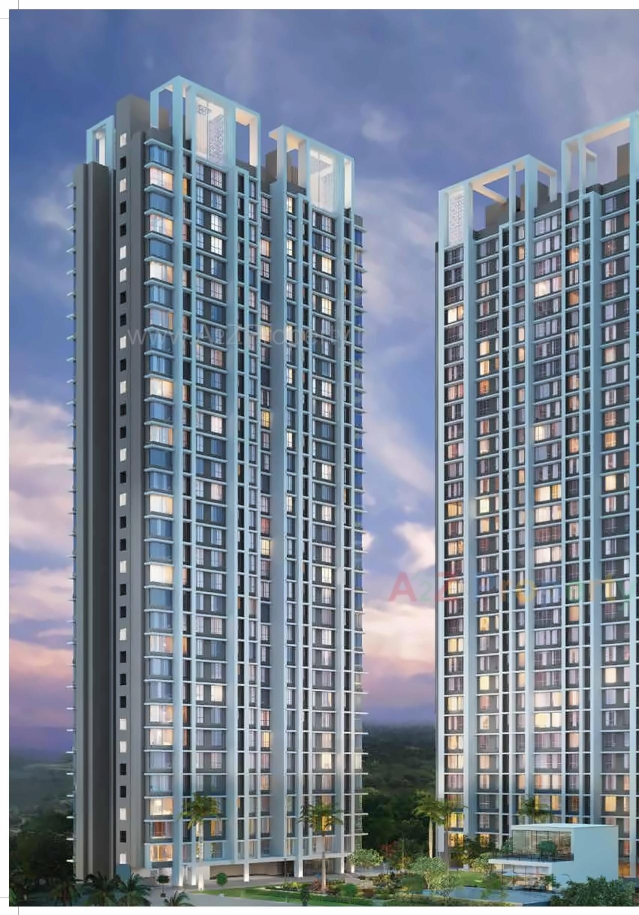 3D Elevation of real estate project Sheth Zuri located at Thane-m-corp, Thane, Maharashtra