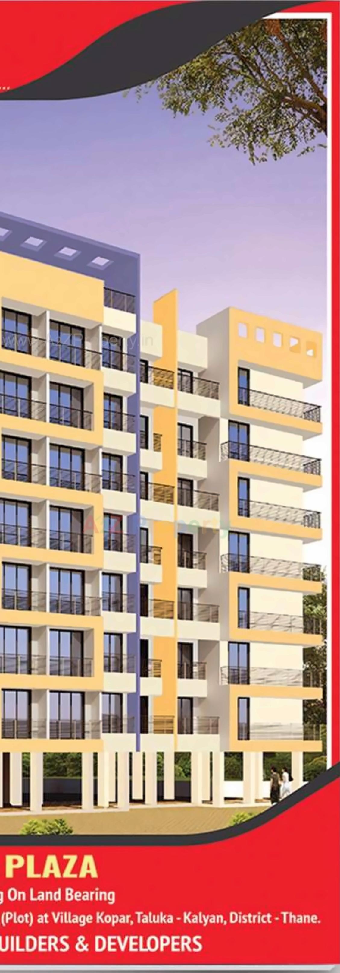 3D Elevation of real estate project Shiva Plaza located at Dombivli, Thane, Maharashtra