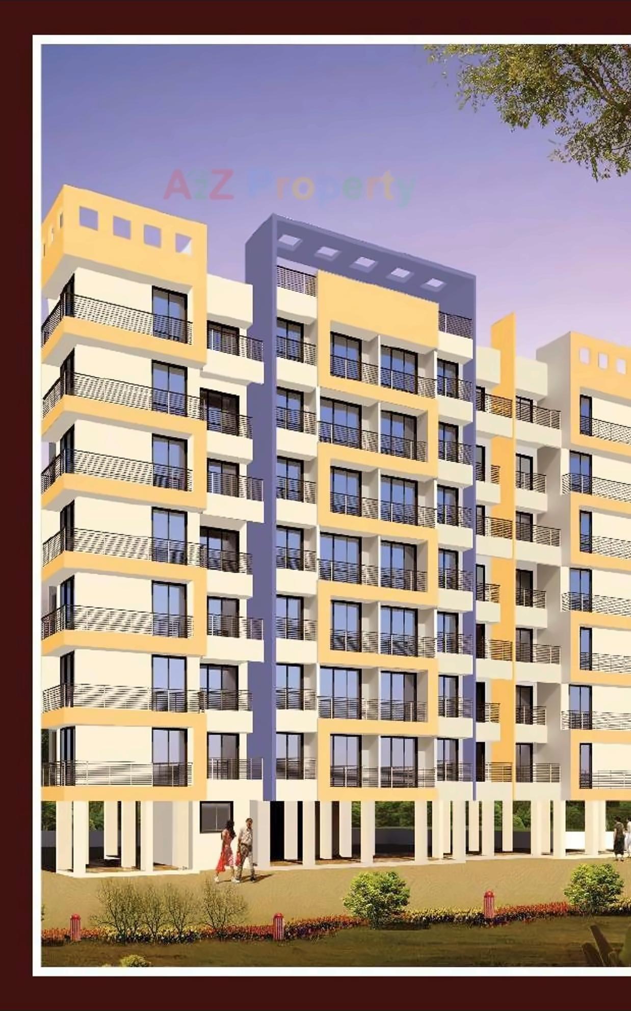 3D Elevation of real estate project Shiva Plaza located at Dombivli, Thane, Maharashtra