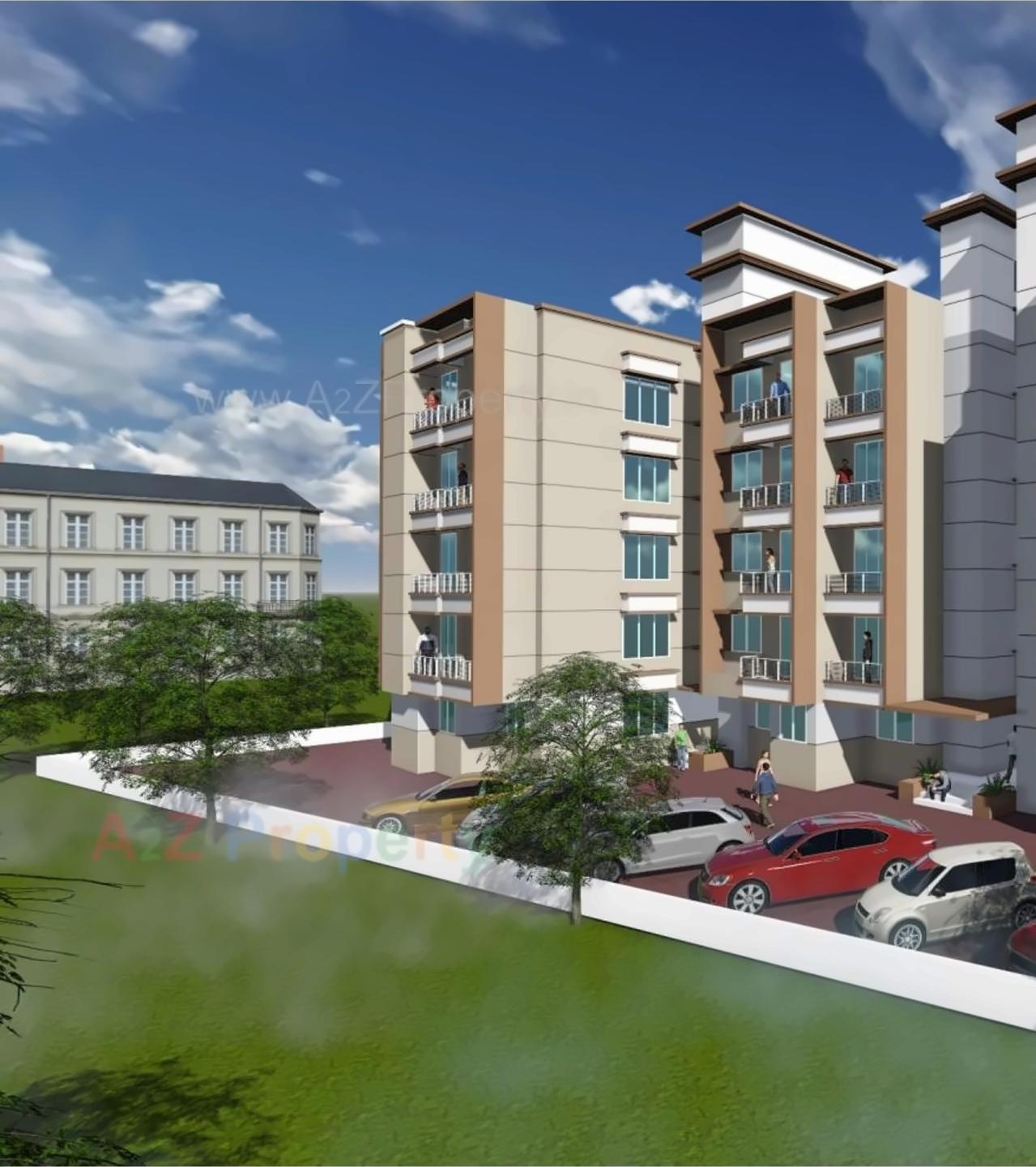 3D Elevation of real estate project Shree Ganesh Residency located at Asangaon-ct, Thane, Maharashtra