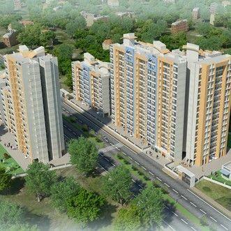 Topview of real estate project Shree Vignaharta Residency  B3, B4, located at Thane-m-corp, Thane, Maharashtra