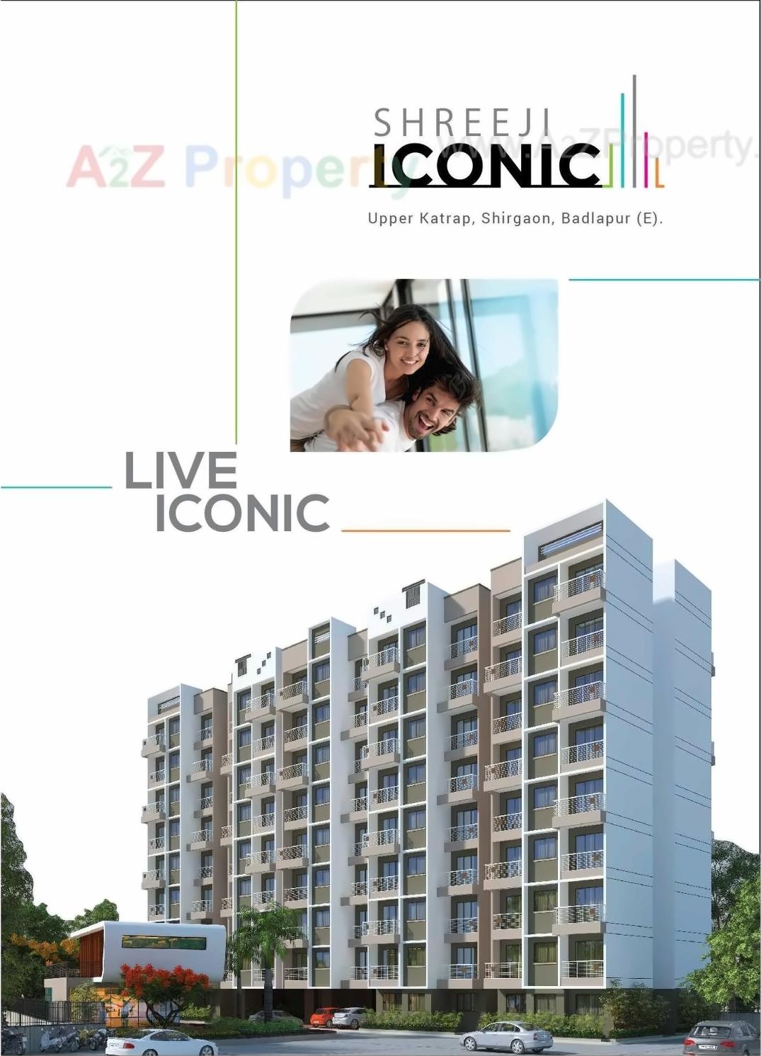 3D Elevation of real estate project Shreeji Iconic located at Badlapur-m-cl, Thane, Maharashtra