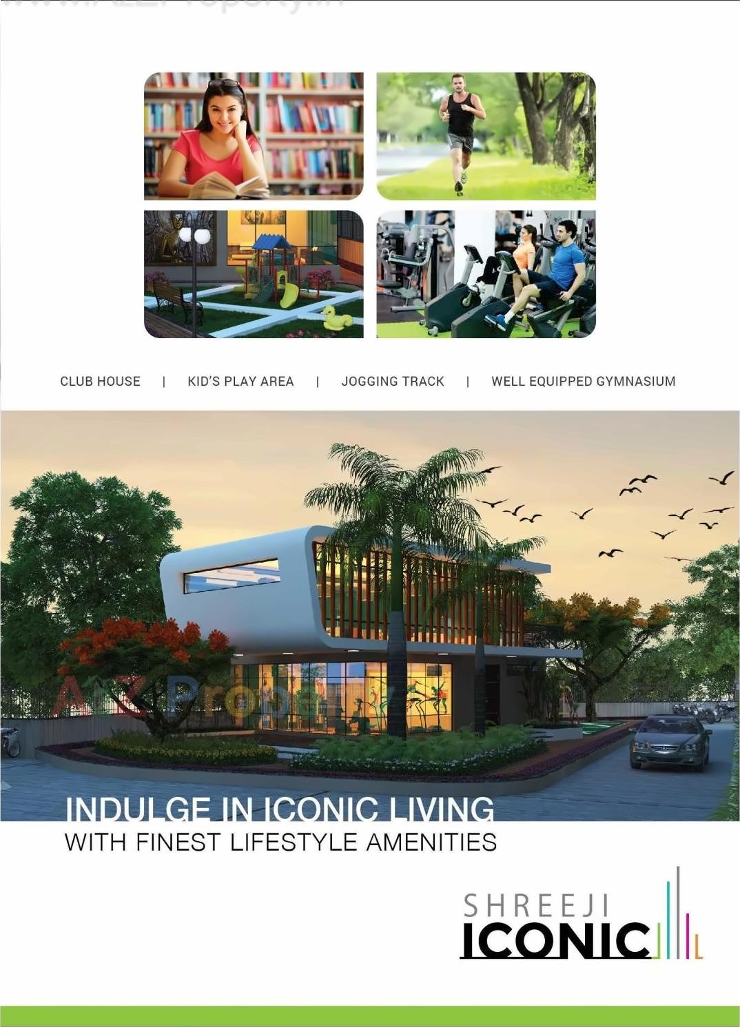 3D Elevation of real estate project Shreeji Iconic located at Badlapur-m-cl, Thane, Maharashtra