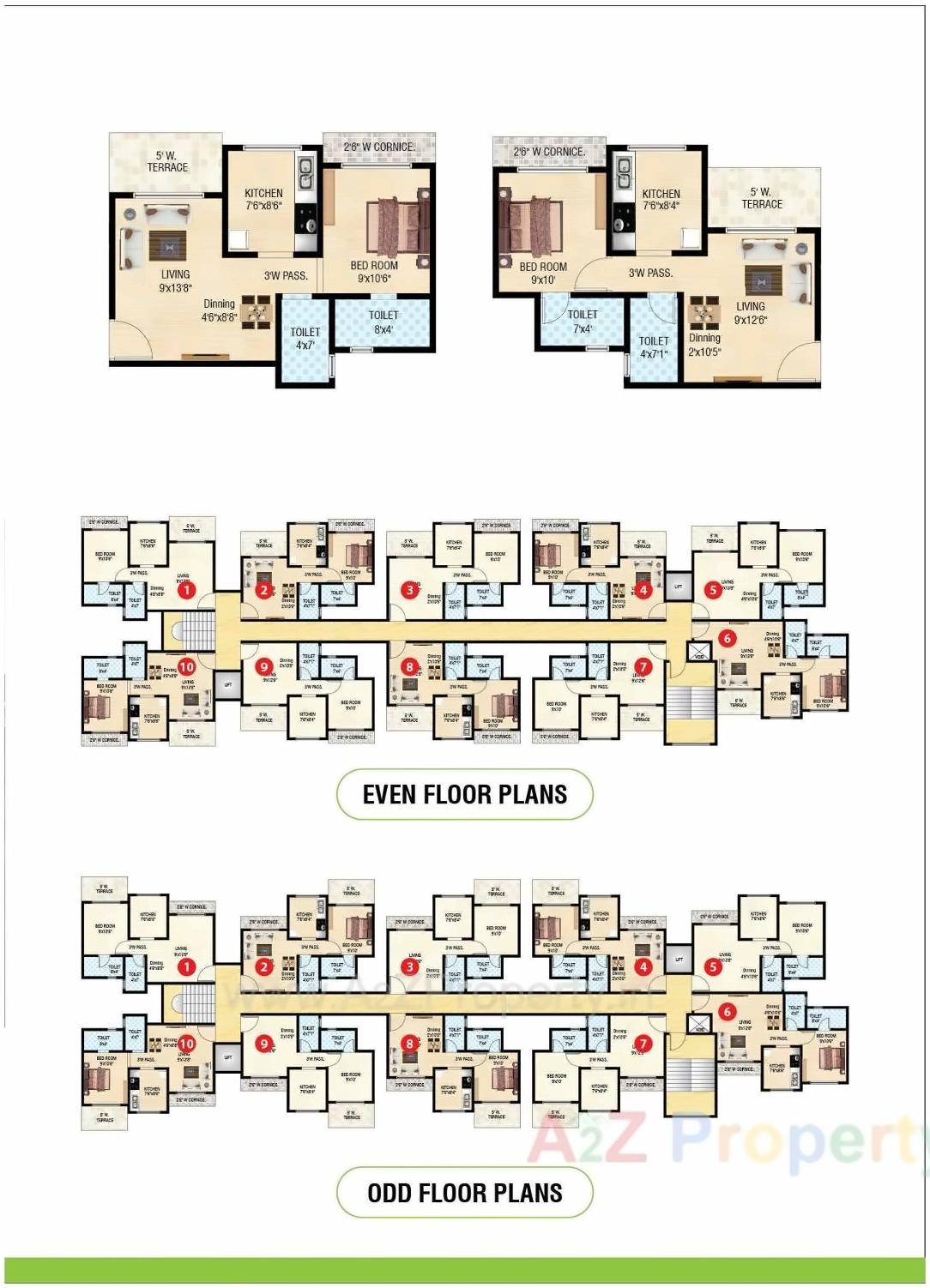 Layout of real estate project Shreeji Iconic located at Badlapur-m-cl, Thane, Maharashtra