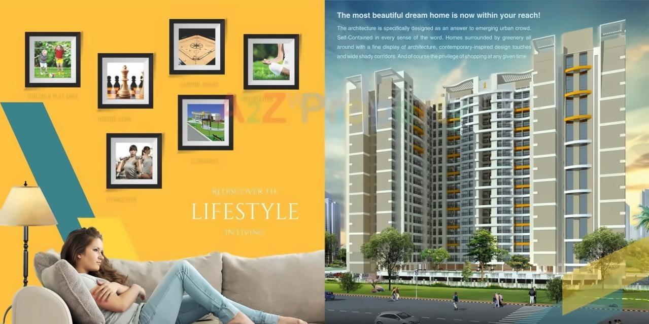 3D Elevation of real estate project Shreepati Residency located at Thane-m-corp, Thane, Maharashtra