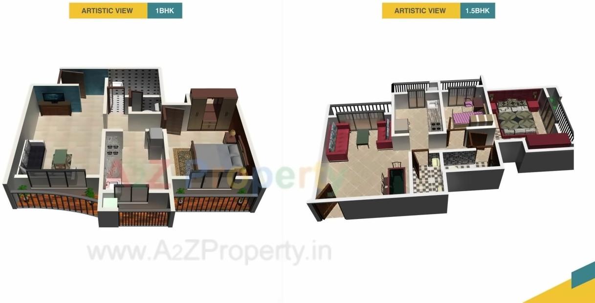 Layout of real estate project Shreepati Residency located at Thane-m-corp, Thane, Maharashtra