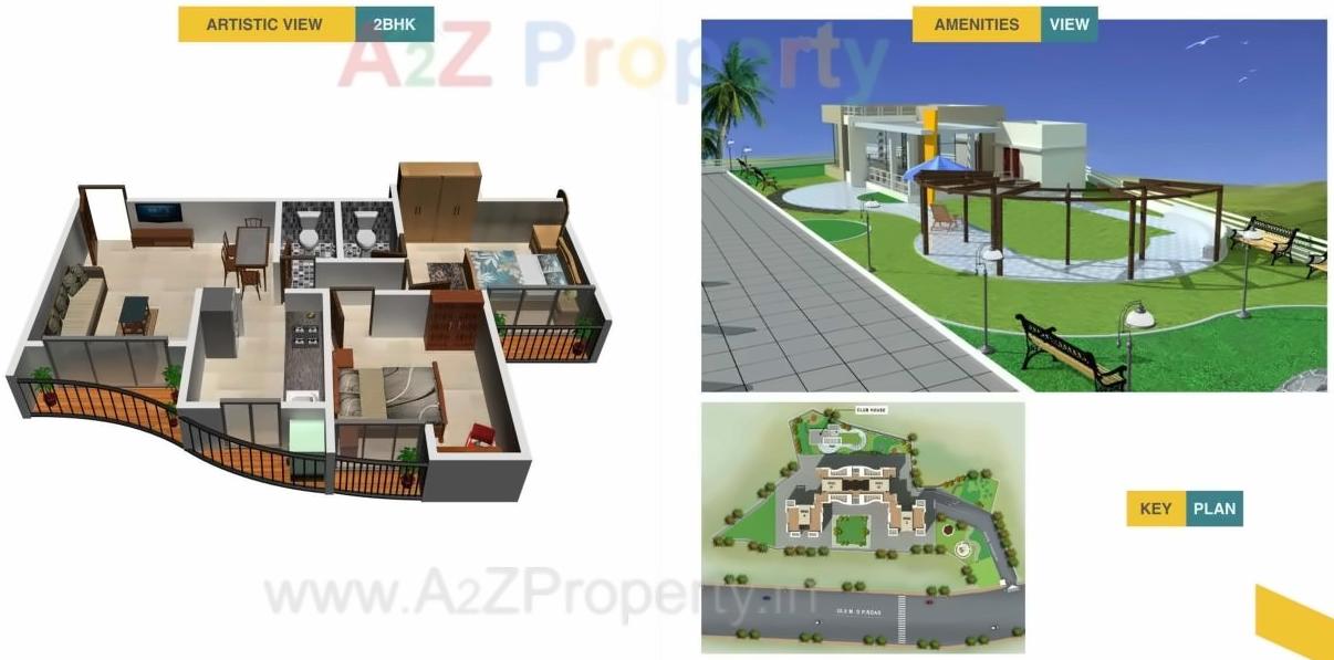 Layout of real estate project Shreepati Residency located at Thane-m-corp, Thane, Maharashtra